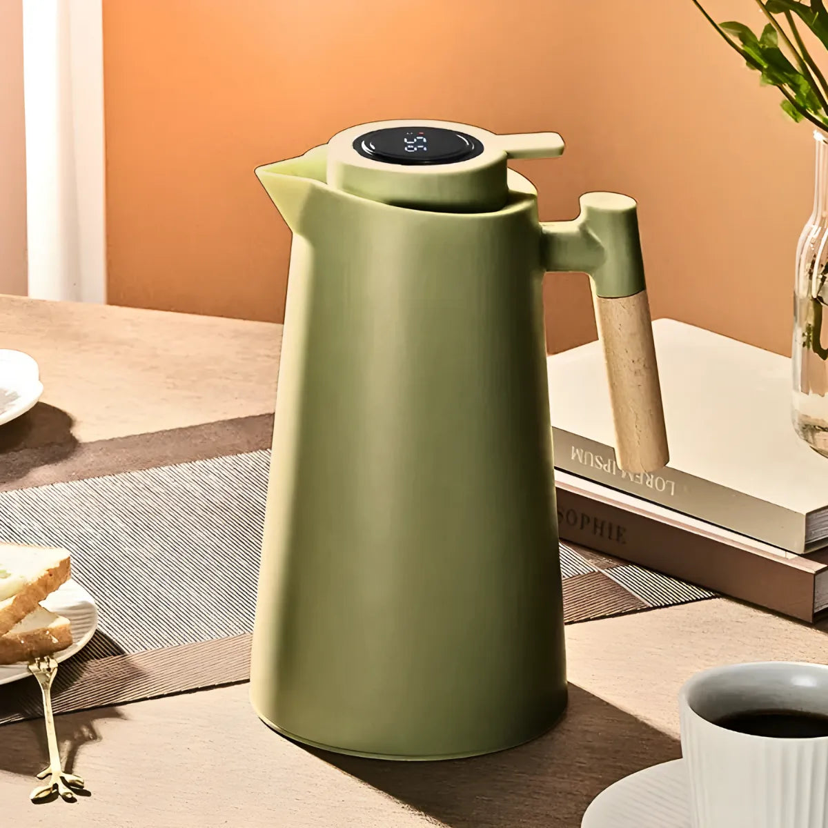 Garrafa Térmica com Termômetro 1L