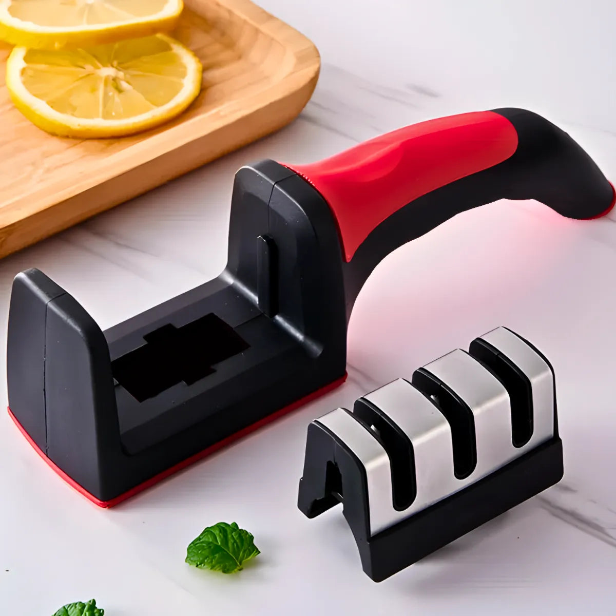 Afiador Amolador De Facas 3 Opções De Afiar Profissional