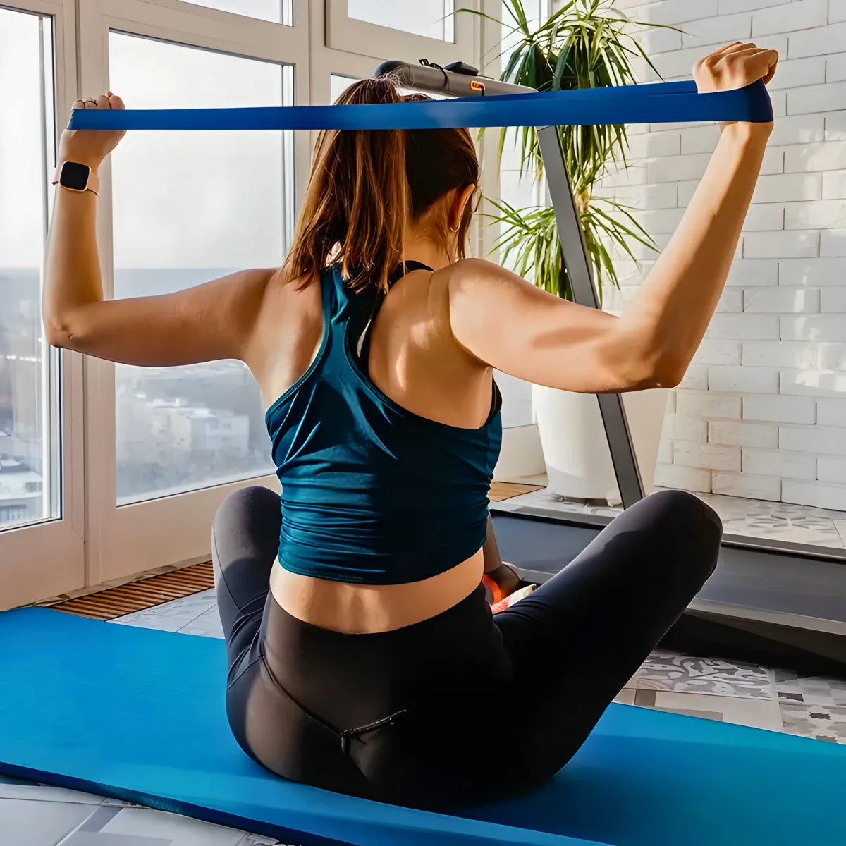 Cinto Para Exercícios Físicos Kit 5 Elásticos