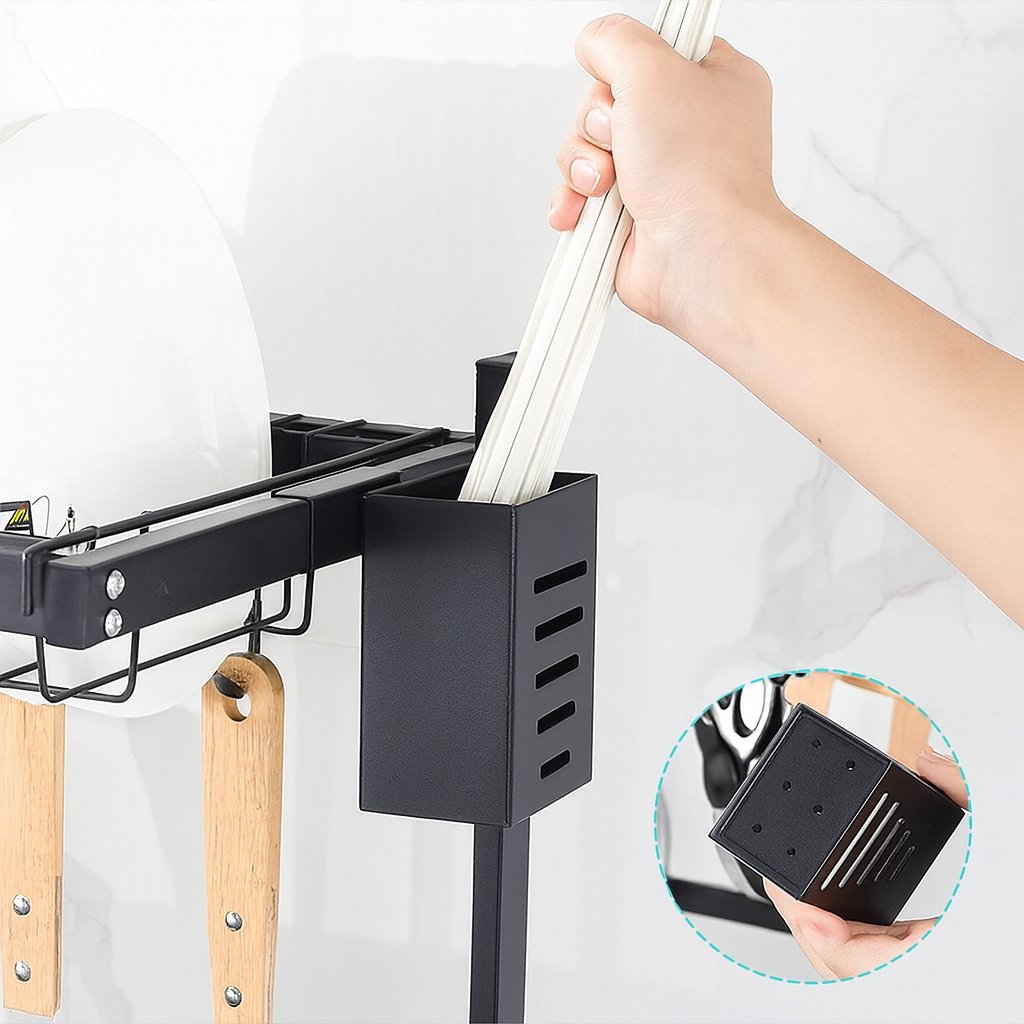 Escorredor de Louças Multifuncional com Suporte