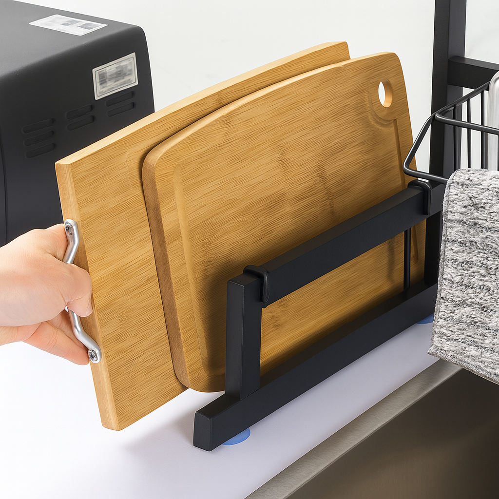 Escorredor de Louças Multifuncional com Suporte