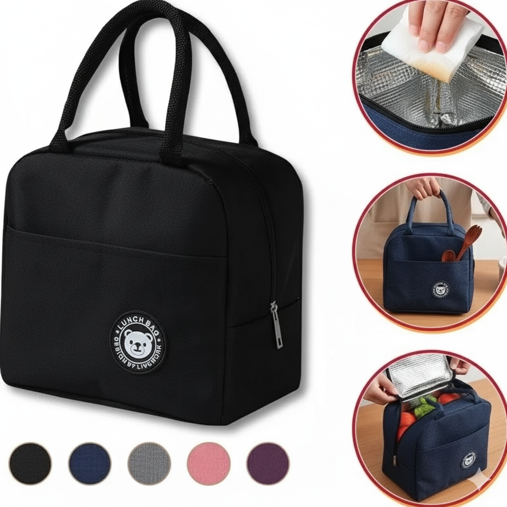 Bolsa Térmica Lancheira Preto